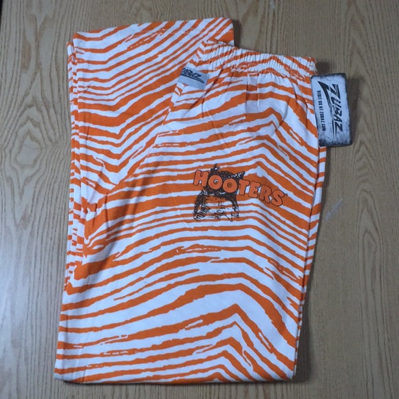 B11 New Hooters Girl Rare Vintage Unisex Animal Print Zubaz Pants W/Flaw Size Xs - Picture 1 of 12